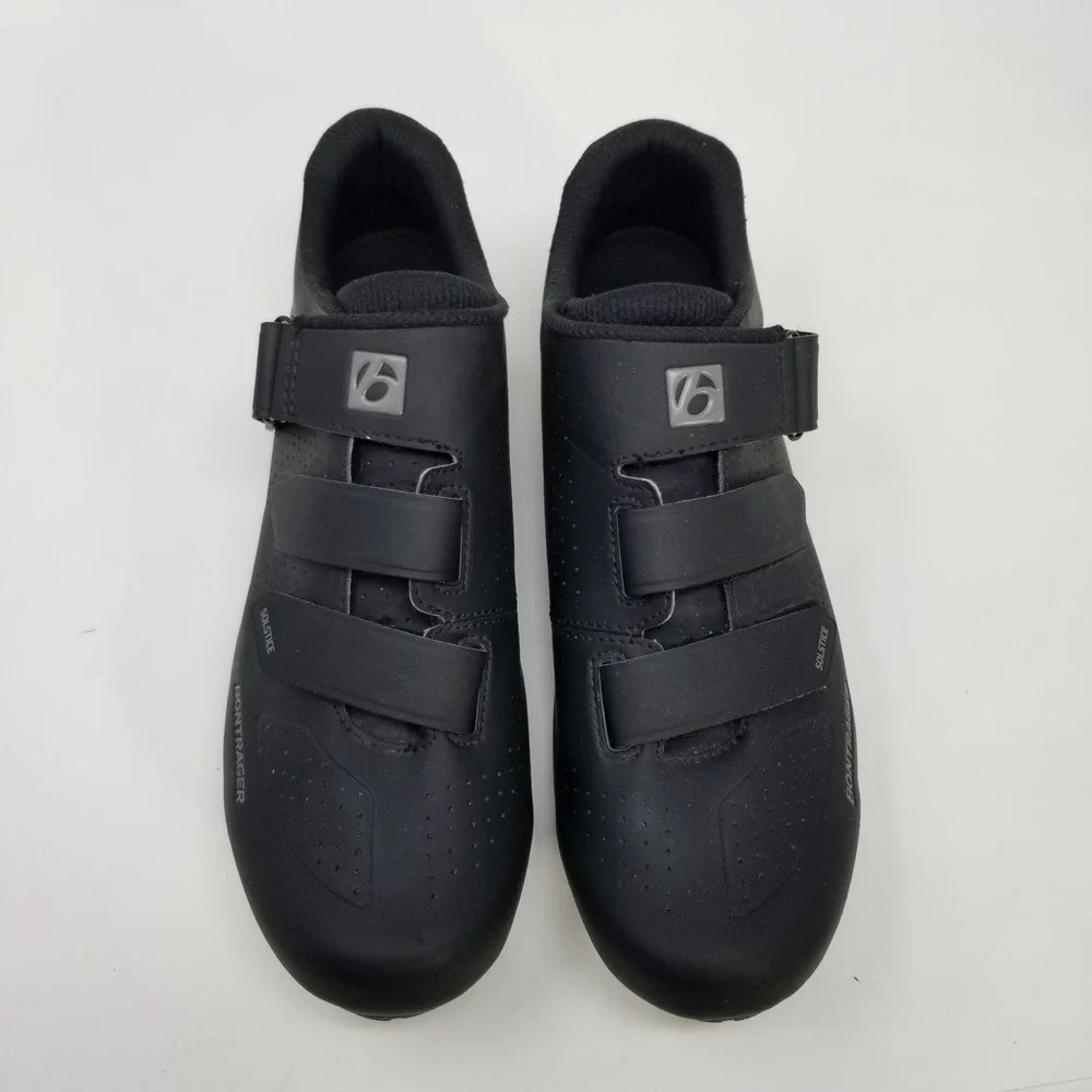 Bontrager Solstice Road Cycling Shoes Mens 12 EU 45 Black Easy-off - Picture 7 of 16